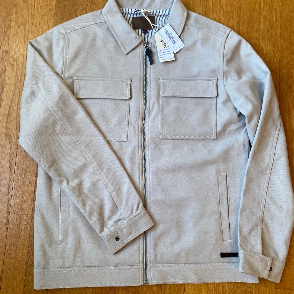 Civil society, knit, jacket, size L, color, Heather stone